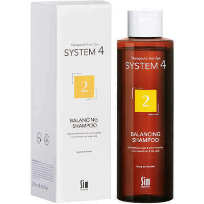 SIM - SYSTEM 4 - 2 Balancing  Shampoo (Color Treated & Dry Hair) - 250ml