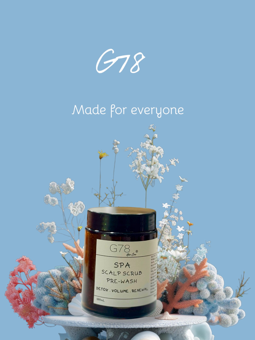 G78 HAIR CARE - SPA PRE-WASH SCRUB 150ML