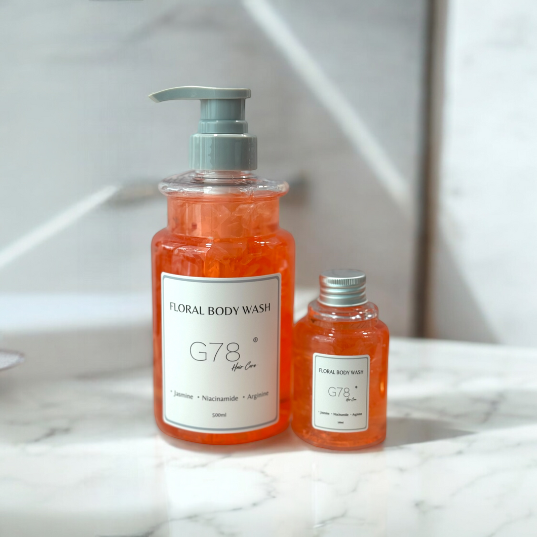 G78 HAIR CARE - FLORAL BODY WASH 100ML 花香柔滑沐浴露 100ML